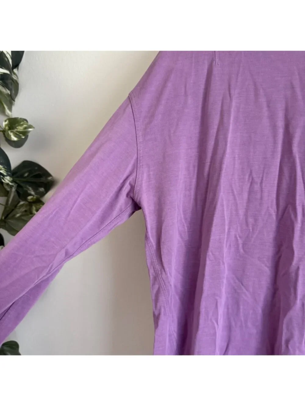 Lululemon Athletic Side Cinch Long Sleeve Crewneck Shirt Purple Women’s Sz 4